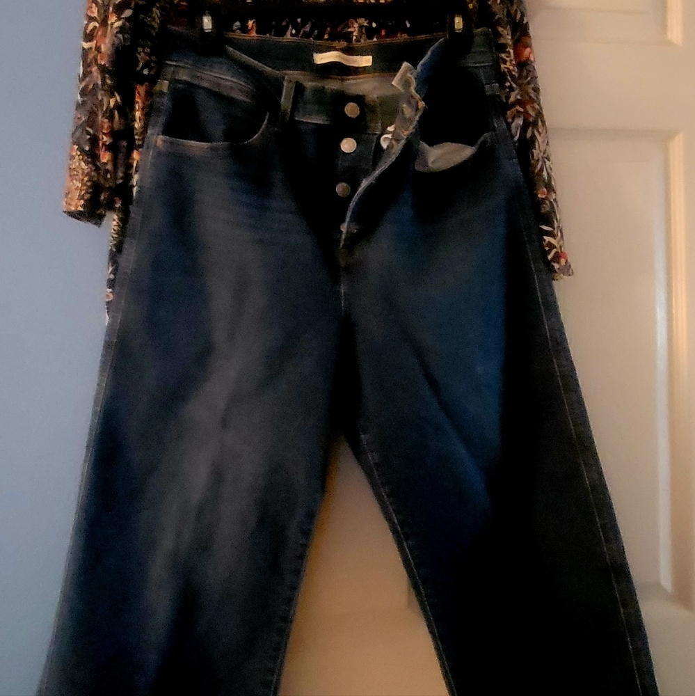 Levi Mile High Cropped wide leg jeans - Picture 3 of 5